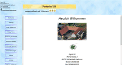 Desktop Screenshot of ferienhof-olt.de