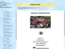 Tablet Screenshot of ferienhof-olt.de